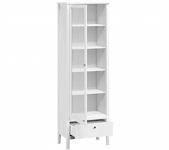 Шкаф-витрина Ева (Хельга) REG1W1S/65 белый