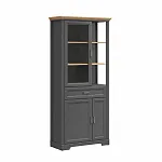 Шкаф с витриной Жасмин REG1W2D1S