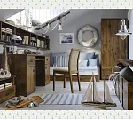 Шкаф со штангой Индиана JSZF2D2S дуб саттер