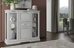 Шкаф с витриной Севилла 2V2D1S