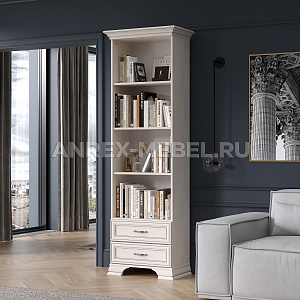 Стеллаж Тиффани 2S вудлайн кремовый