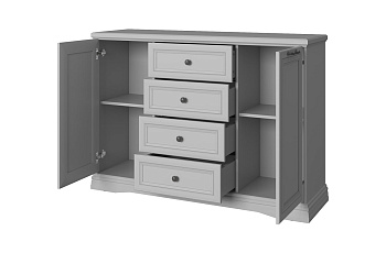 Тумба Валенсия 2D4S серый