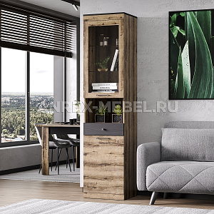 Шкаф с витриной Джаггер 1V1D1SN