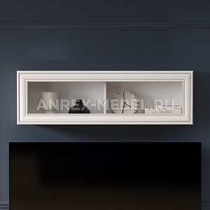 Полка навесная Тиффани 1V вудлайн кремовый