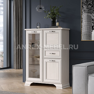 Тумба Тиффани 1V2D1S вудлайн кремовый