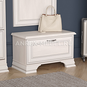 Обувница Тиффани 1D вудлайн кремовый