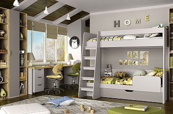 Кровать двухъярусная Модерн