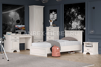 Шкаф 1-створчатый Тиффани 1D2S вудлайн кремовый