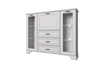 Тумба Тиффани 2V1D3S вудлайн кремовый