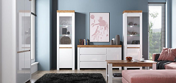 Шкаф с витриной Таурус 1V1D