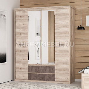 Шкаф 4-створчатый Джаз 4DG2S Z