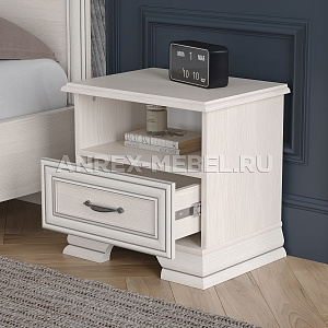 Тумба прикроватная Тиффани 1S вудлайн кремовый