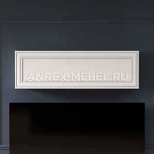 Полка навесная Тиффани 1D вудлайн кремовый