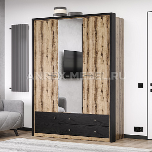 Шкаф 3-створчатый Джаггер 3DG2S Z