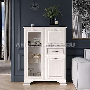 Тумба Тиффани 1V2D1S вудлайн кремовый