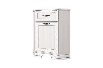 Тумба Тиффани 1D1SU угловая вудлайн кремовый