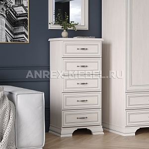 Комод Тиффани 5S/50 вудлайн кремовый