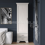 Шкаф 1-створчатый Тиффани 1D2S вудлайн кремовый