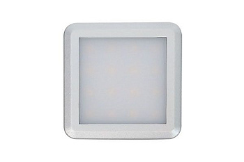 Светодиодный светильник Square 1.5W/12VDC пластиковый 6000К (с 2м проводом и коннектором)