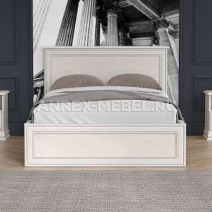 Кровать Тиффани 120 вудлайн кремовый