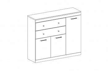 Тумба Джаггер 3D2S