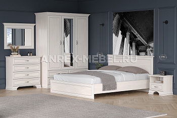 Комод Тиффани 4S вудлайн кремовый