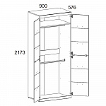 Шкаф 2-створчатый Оскар 2DG