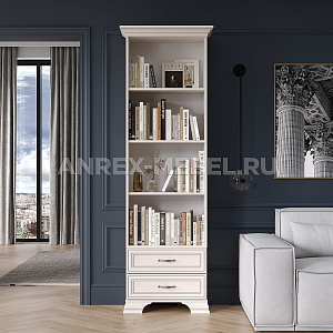 Стеллаж Тиффани 2S вудлайн кремовый