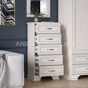 Комод Тиффани 5S/50 вудлайн кремовый