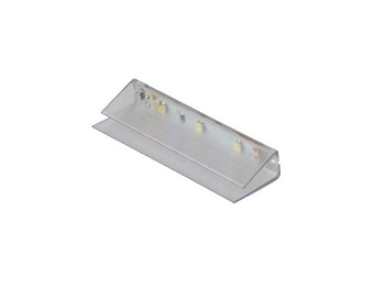 Клипса в пластике, холодный свет для стеклян. полок KLIPS-TR-BZ