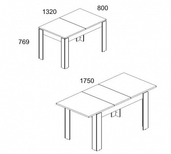 Стол раздвижной Джаггер