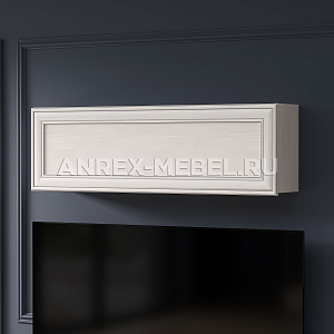 Полка навесная Тиффани 1D вудлайн кремовый