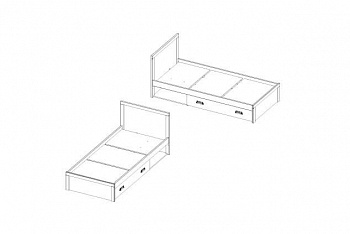 Кровать Дизель 90/D1