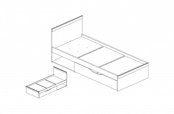 Кровать Оскар 90