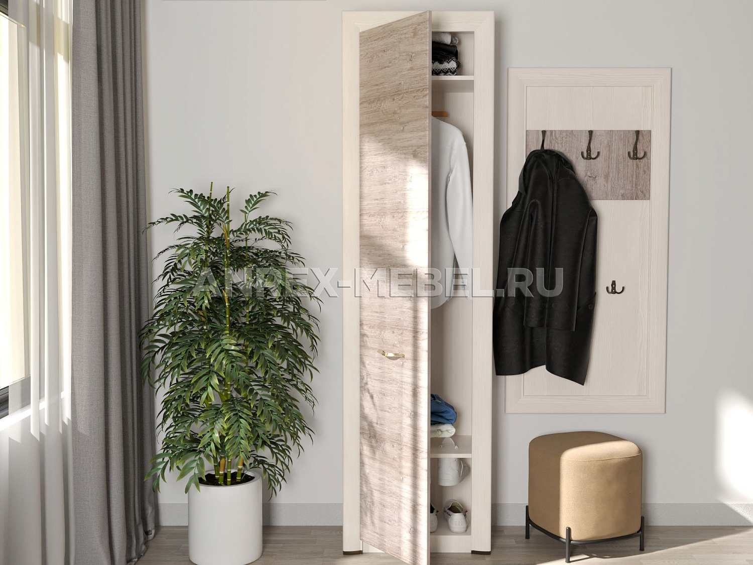 Шкаф 1-створчатый Оливия 1DW