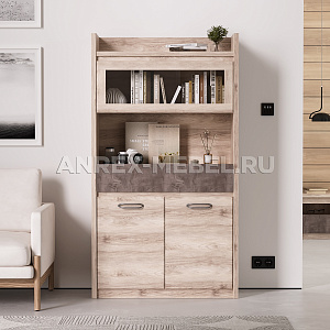 Шкаф с витриной Джаз 1V2D1S